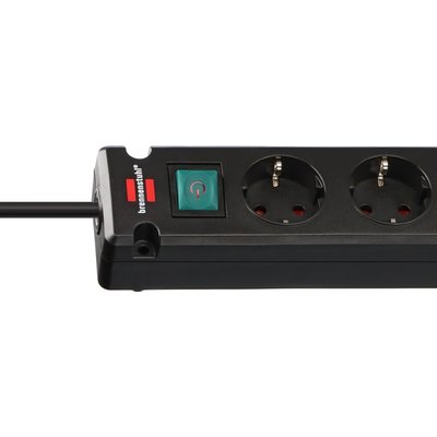 Multiprise Brennenstuhl 5 prises inclus 2 USB-C 3m noir