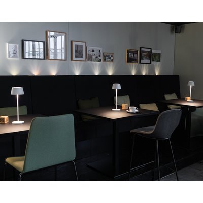Lampe de table MAULnina LED batterie rechargeable dimmable blanc