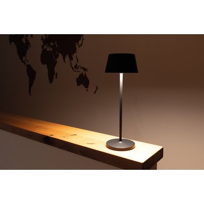 Lampe de table MAULnina LED batterie rechargeable dimmable anhtracite