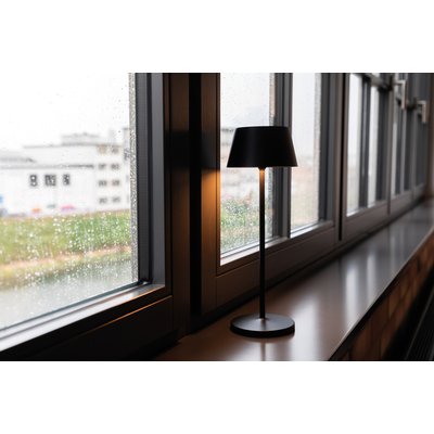 Lampe de table MAULnina LED batterie rechargeable dimmable anhtracite