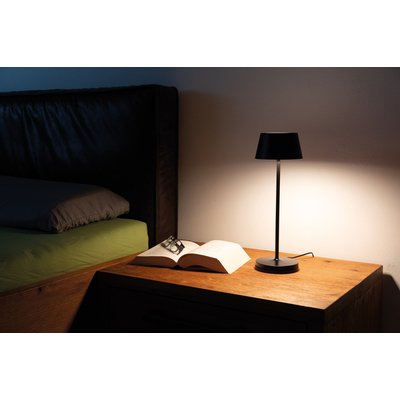 Lampe de table MAULnina LED batterie rechargeable dimmable noir