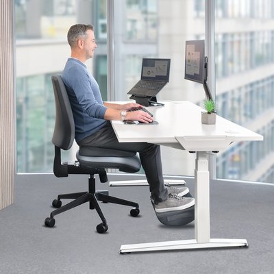 Coussin d'assise Fellowes Breyta Wig noir