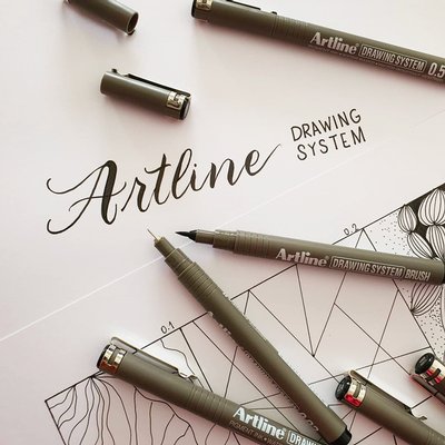 Fineliner Artline technisch 0.5mm assorti