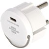 Stopcontactadapter Brennenstuhl USB C 2.4A wit foto