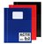 Schrift SOHO Basic A5 lijn 80 pagina's 70gr assorti 8+2 gratis