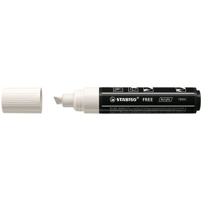 Acrylmarker STABILO Free Acrylic T800C wit