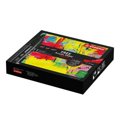 Acrylmarker STABILO Free Acrylic T800C wit
