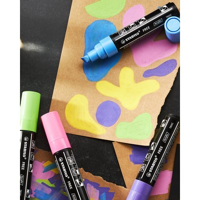 Acrylmarker STABILO Free Acrylic T800C zwart