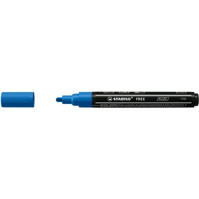 Acrylmarker STABILO Free Acrylic T300 donkerblauw