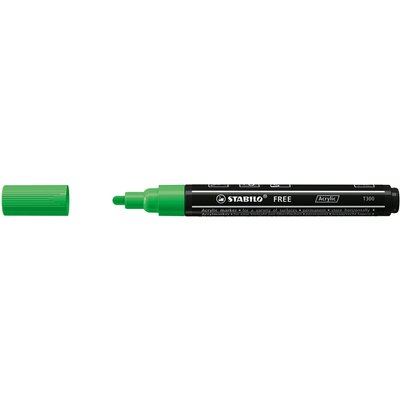 Marqueur peinture STABILO Free Acrylic T300 vert feuille