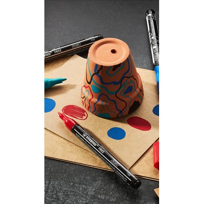 Acrylmarker STABILO Free Acrylic T100 zwart