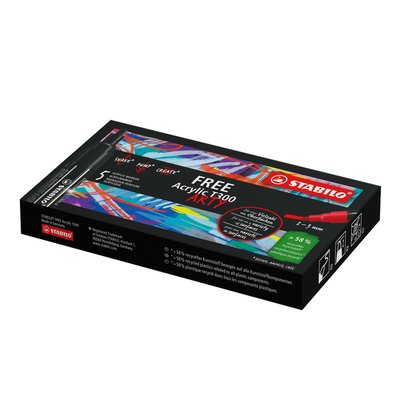 Acrylmarker STABILO Free Acrylic T300 geel