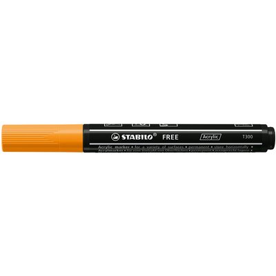 Marqueur peinture STABILO Free Acrylic T300 orange