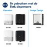 Handdoekrol Tork H1 Matic Advanced 2-laags 150m naturel 290099 foto