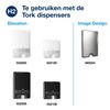 Handdoek Tork H2 Xpress compressed Advanced multifold 2-laags 212x320mm 12x200 vel wit 120454 foto