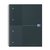 Spiraalblok Oxford International Notebook A4+ lijn 160 pagina's zwart