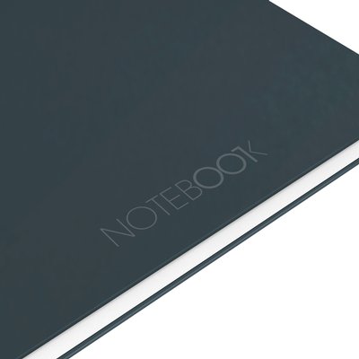 Spiraalblok Oxford International Notebook A4+ lijn 160 pagina's zwart