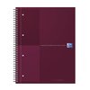 Cahier à spirale Oxford International Notebook A4+ ligné 160 pages rouge Photo