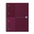 Cahier à spirale Oxford International Notebook A4+ ligné 160 pages rouge