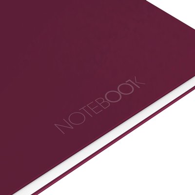 Cahier à spirale Oxford International Notebook A4+ ligné 160 pages rouge