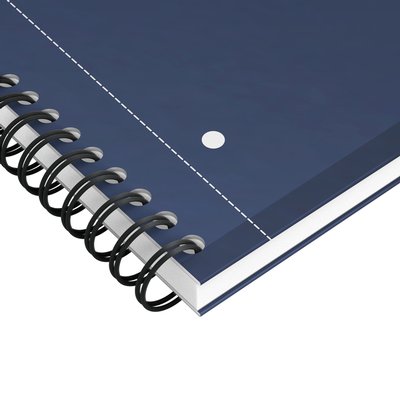 Cahier à spirale Oxford International Notebook A4+ ligné 160 pages bleu