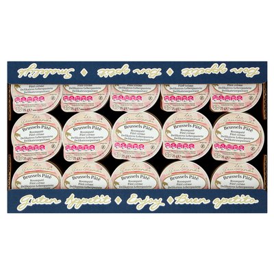 Roompaté Les Gourmands Brussels 45x25 gram cupjes