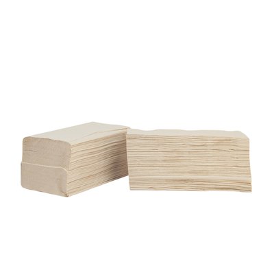 Handdoek The Good Roll bamboe z-vouw 2-laags 230x210mm 20x200 vel naturel