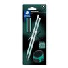Crayon Staedtler Norix HB blister 2 pièces vert-noir Photo