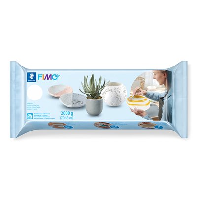 Boetseerklei Staedtler Fimo air 8102 2000 gram wit