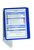 Wandelement Durable Vario Wall met 5-tassen blauw