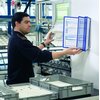 Wandelement Durable Vario Wall met 5-tassen blauw foto