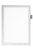 Duraframe Durable 498923 Note A4 magnetisch zilver