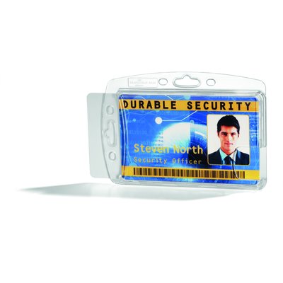 Porte-badge Durable fermé pour 2 badges 10 pièces