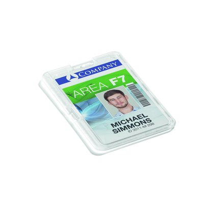Porte-badge Durable permanent pour 1 badge 10 pièces