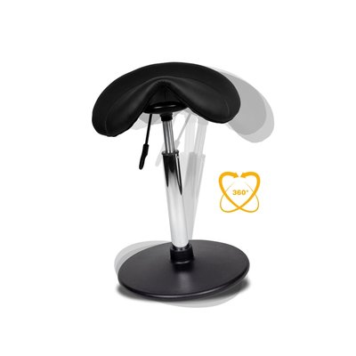 Tabouret ergonomique bascule Office standard noir