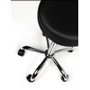 Tabouret Office Haut avec ressort à gaz roulette dure noir Photo