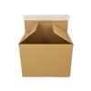 Quickbox IEZZY verstelbare hoogte 229x164x50-115mm B-golf bruin 10st foto