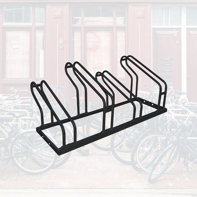 Fietsenrek BRASQ 4 fietsen BS400 zwart