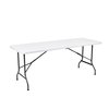 Vouwtafel BRASQ 180x70x74cm FT180 wit foto
