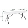 Vouwtafel BRASQ 180x70x74cm FT180 wit foto