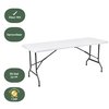 Vouwtafel BRASQ 180x70x74cm FT180 wit foto
