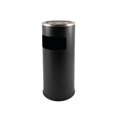 Poubelle avec cendrier BRASQ 11L AT500 noir