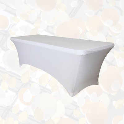 Tafelrok BRASQ 183x76x74cm wit