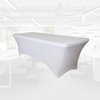 Tafelrok BRASQ 183x76x74cm wit foto