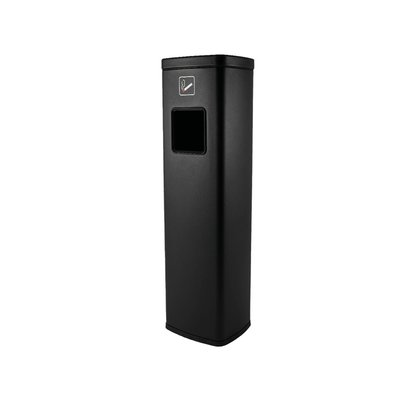 Poubelle avec cendrier BRASQ 20L AT400 noir