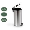 Pedaalemmer BRASQ 30 liter rvs foto