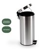 Pedaalemmer BRASQ 30 liter rvs foto