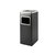 Poubelle avec cendrier BRASQ 16L AT600 noir