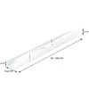 Chemin de câbles BRASQ réglable 75-150cm CT100 blanc Photo