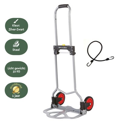 Diable BRASQ pliable HT60 inclus tendeur 60kg